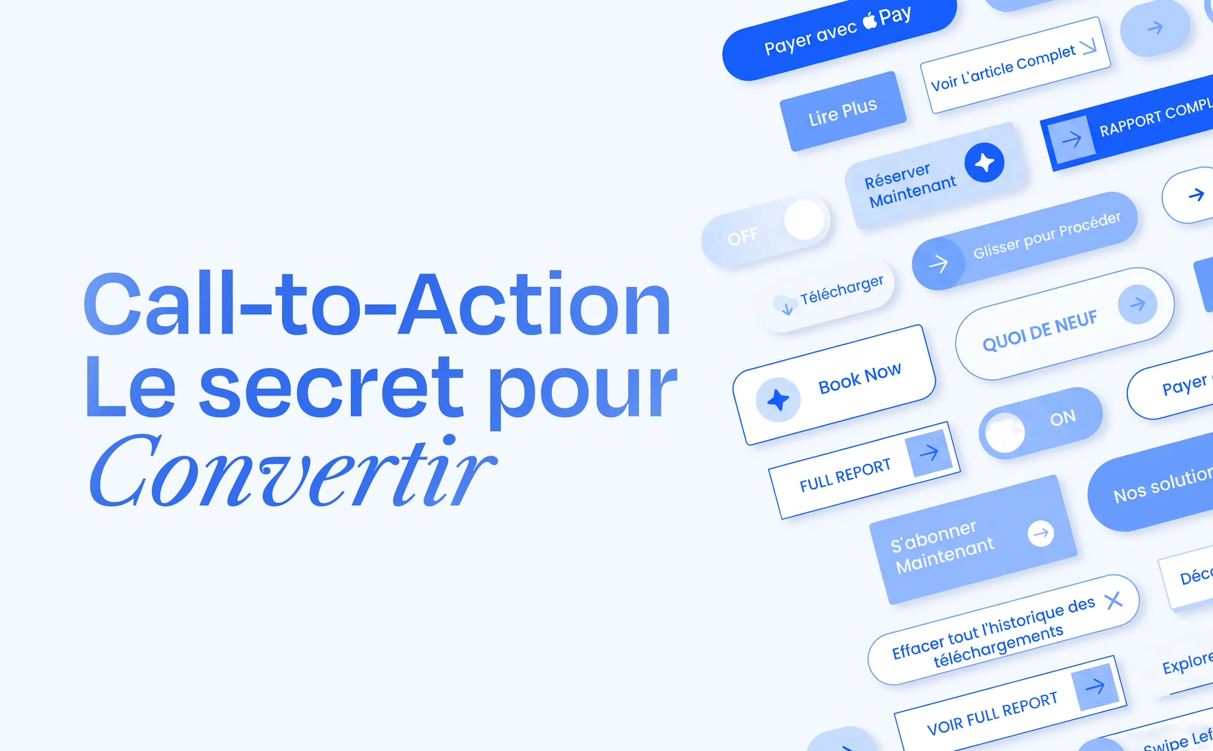 Utilisateur s'apprêtant à cliquer sur un bouton Call-to-Action optimisé pour la conversion