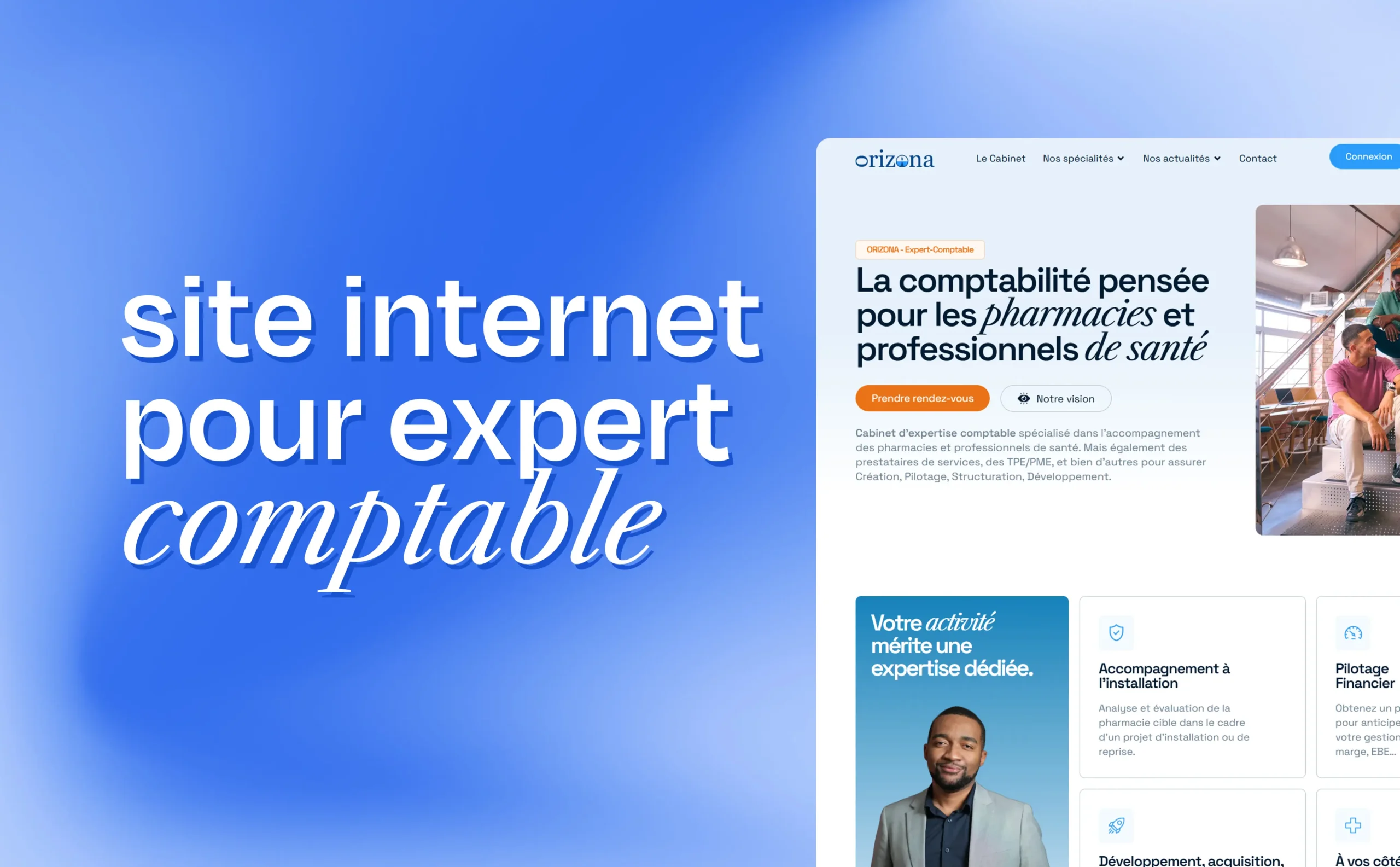 création de site internet pour expert-comptable